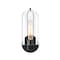 Designers Fountain Skylar 5.25 in. 1-Light Matte Black Wall Sconce Light with Clear Glass Shade for Bathrooms D332M-WS-MB - alternate 1